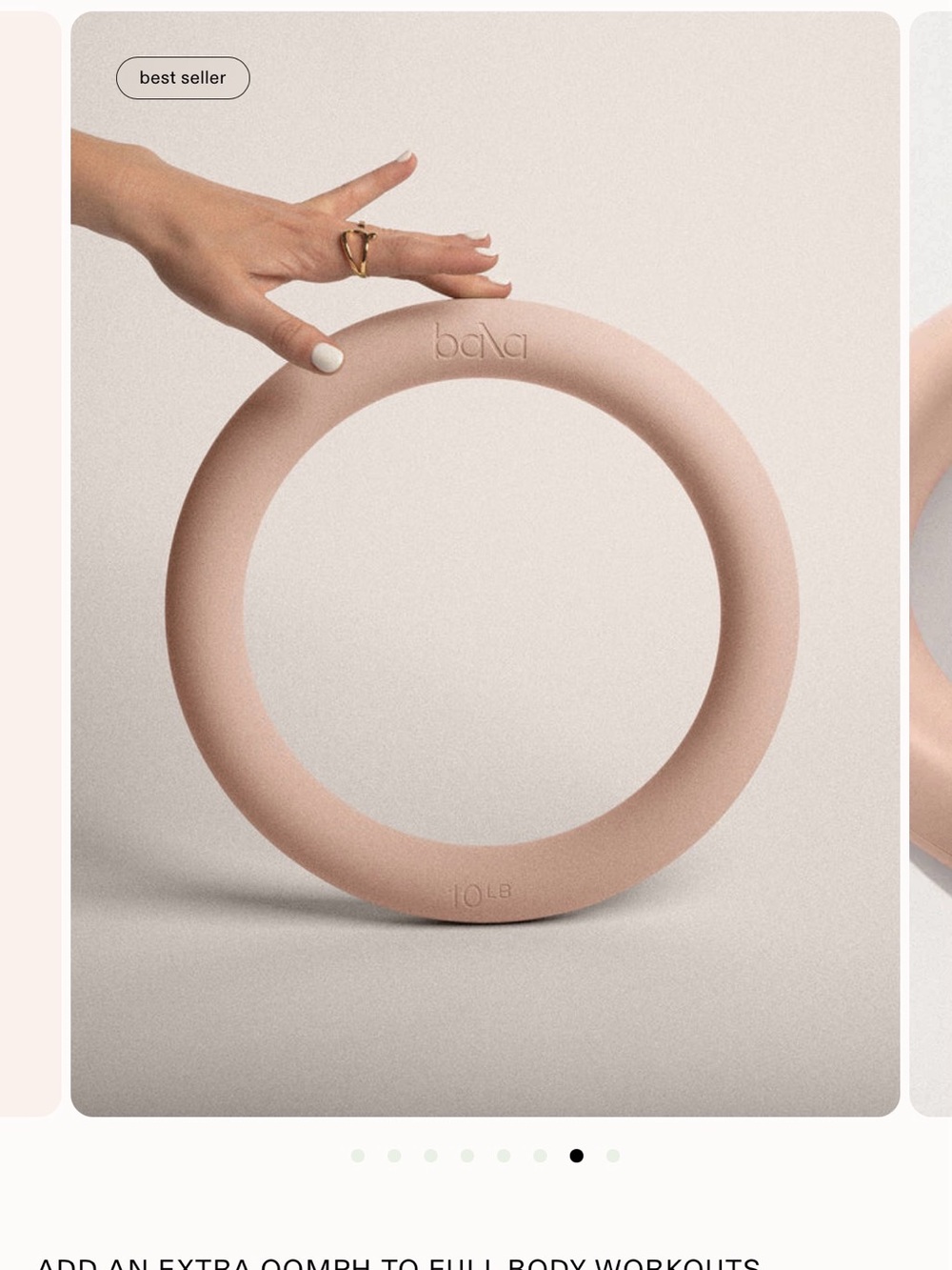 Bala Power Ring 10lb - Blush (box open but never used!)